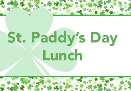 St Paddy's Day Lunch